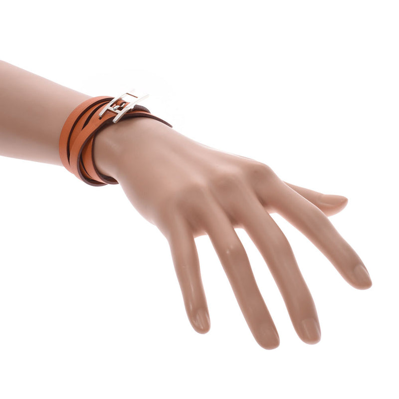 エルメスアピ3 ポティロン（オレンジ） シルバー金具 □K刻印(2007年頃