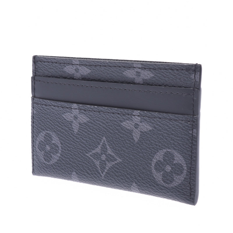 ルイヴィトンエクリプス ポルトカルトダブル 14145 黒/グレー ユニ