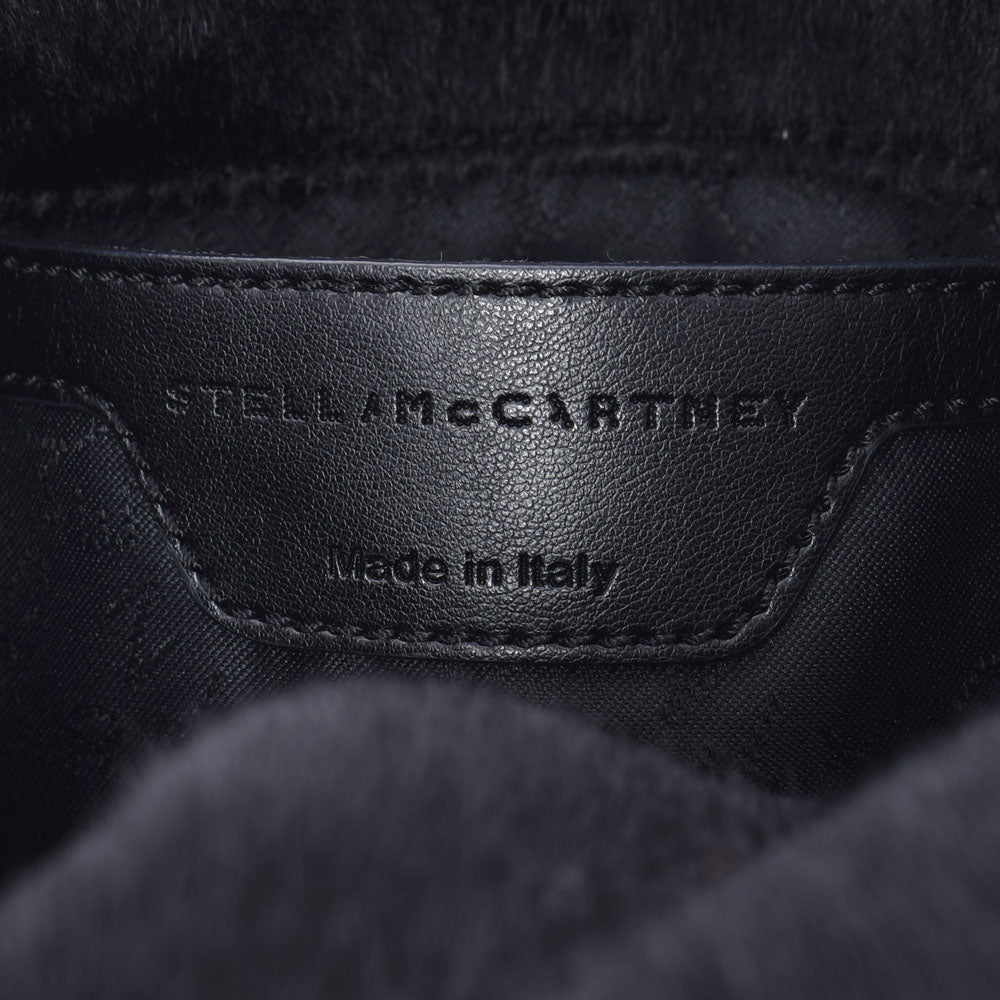 ステラマッカートニーファラベラ チェーンバッグ 黒 シルバー金具