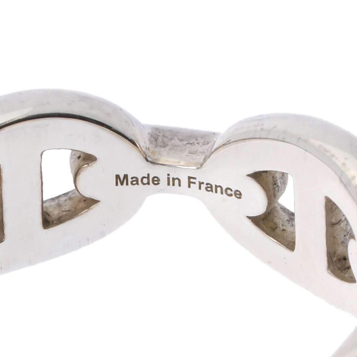 エルメスシェーヌダンクルリング アンシェネ #57 レディース シルバー