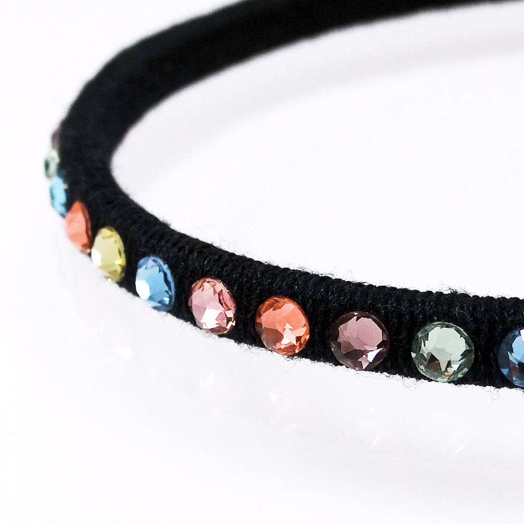 RUBBER NECKSTRAP(黒ゴムネックストラップ・名札用 ストラップ