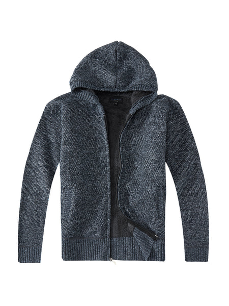 Gioberti Boy's Long Sleeve Full Zip Knitted Cardigan Sweater with