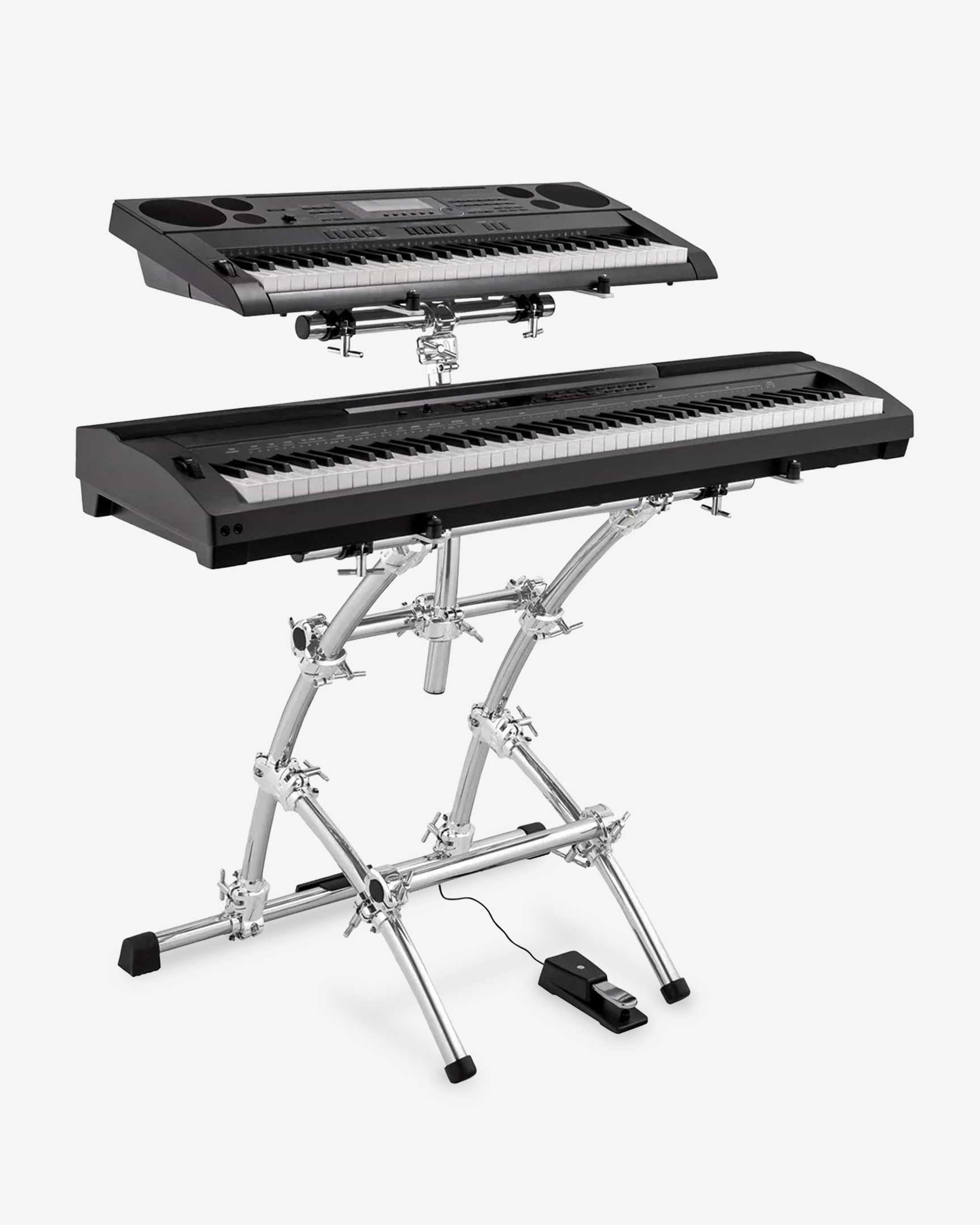 Gibraltar Double Keytree 2 Tier Keyboard Stand