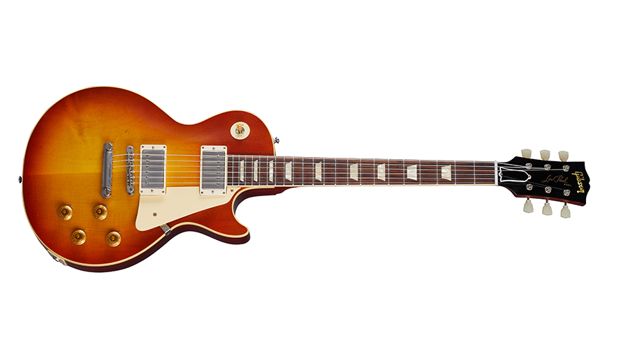 1958 Les Paul Standard Washed Cherry Sunburst Ultra Light Aged