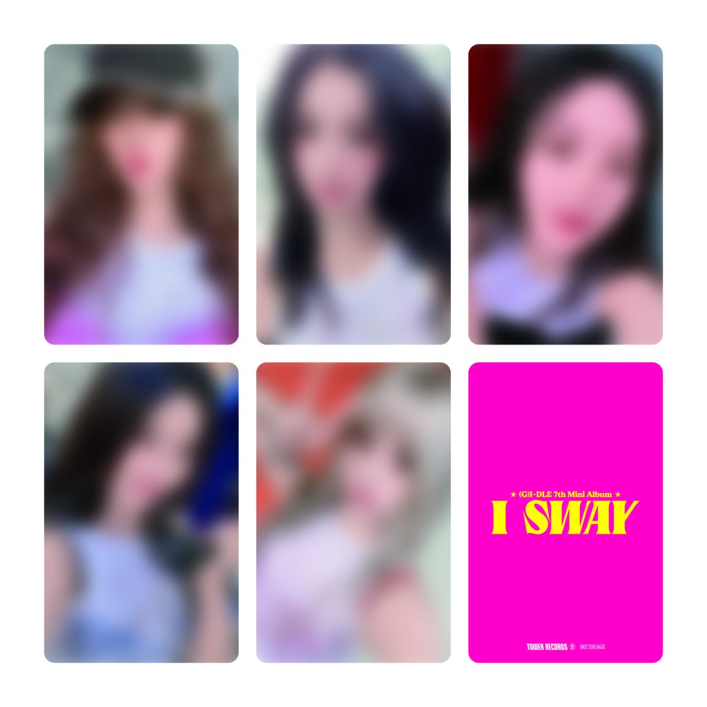 G)I-DLE】7th Mini Album『I SWAY』発売記念タワーレコード対象店舗