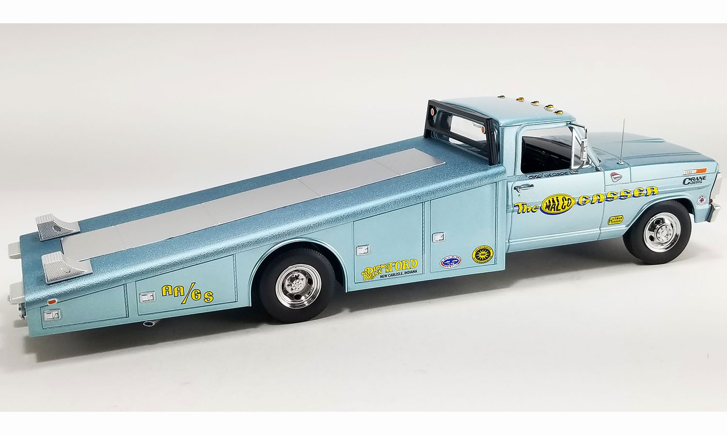 1970 Ford F-350 Ramp Truck - Malco Gasser 1:18 Diecast – Fast Lane