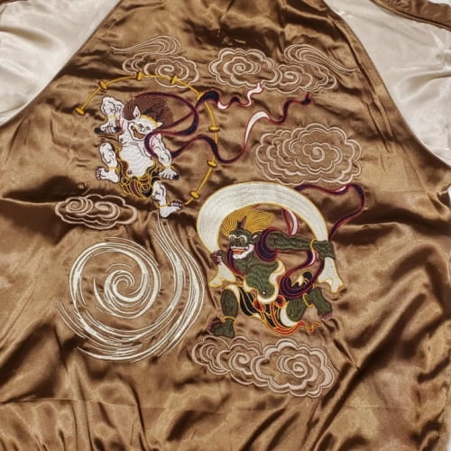 YOKOSUKA風神雷神リバーシブルスカジャン | 神奈川みやげっと - 神奈川