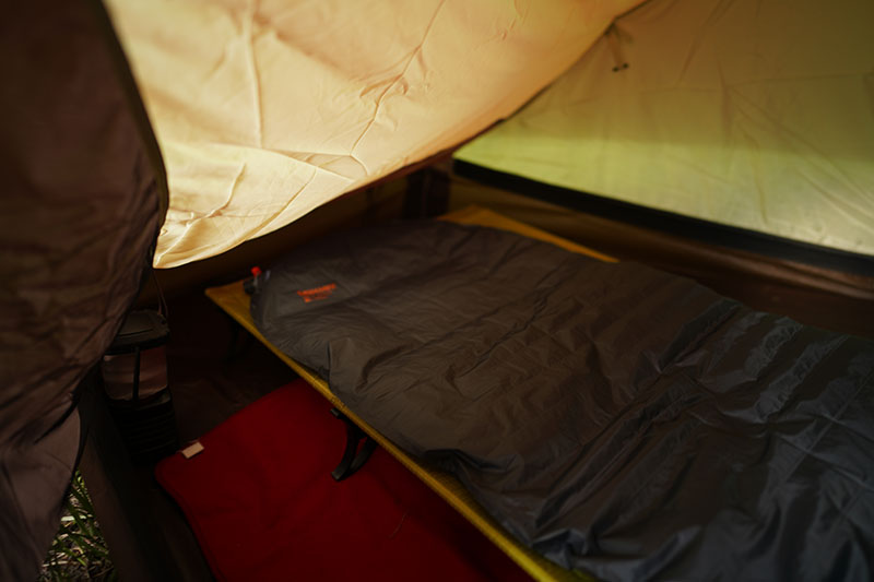 サーマレスト ウルトラライトコット レビュー】ソロキャンプ用コットは
