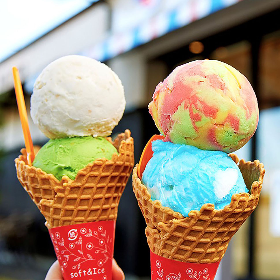 岐阜県｜岐阜市｜西材木町｜ひんやりスイーツ編｜ブルーシール 岐阜