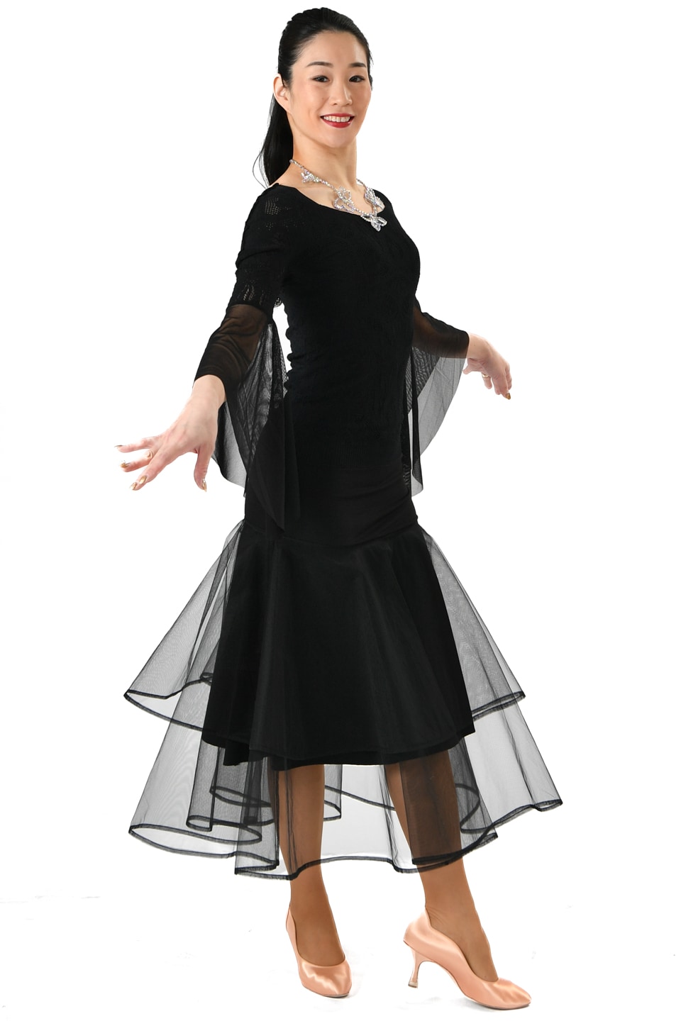 スカートKR-SK900 | 社交ダンス タカダンス レッスンウェア 練習着