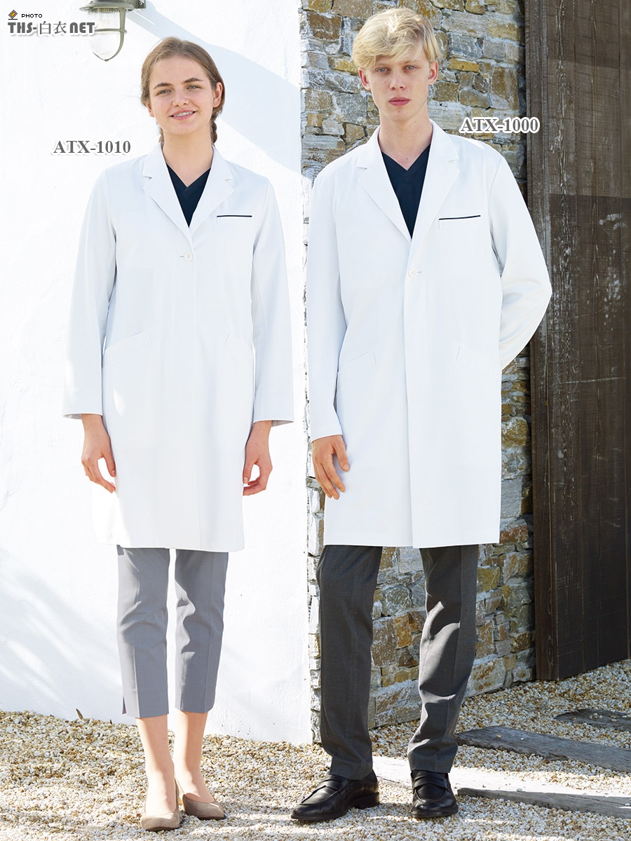 アツロウタヤマレディス白衣コート長袖[ナガイレーベン製品] ATX-1010