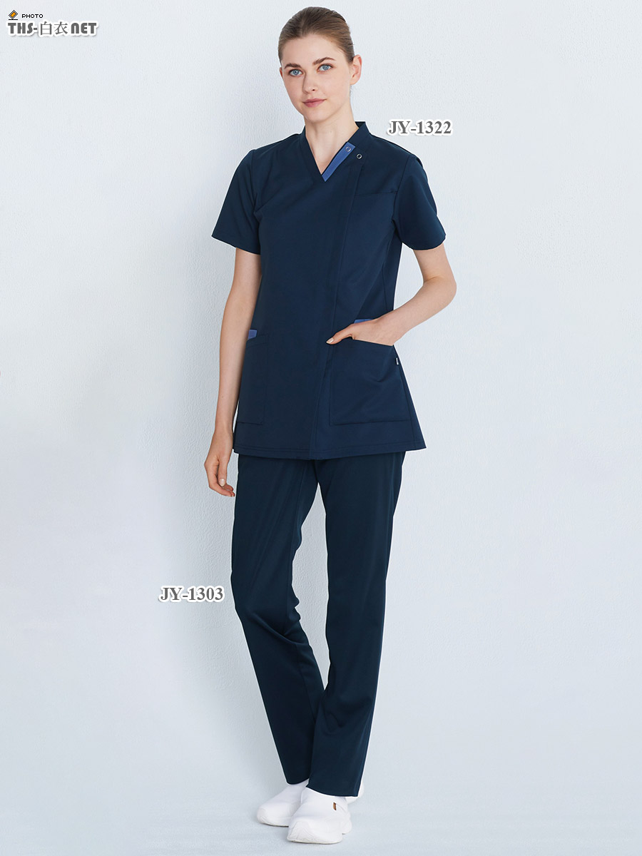 男女兼用スクラブ半袖[ナガイレーベン製品] JY-1322｜THS-白衣通販・販売