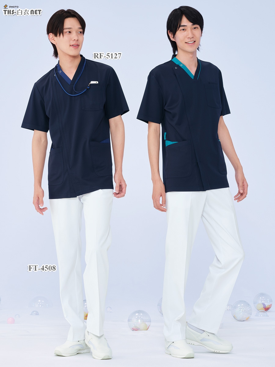 男子パンツ(脇ゴム)[ナガイレーベン製品] FT-4508｜THS-白衣通販・販売