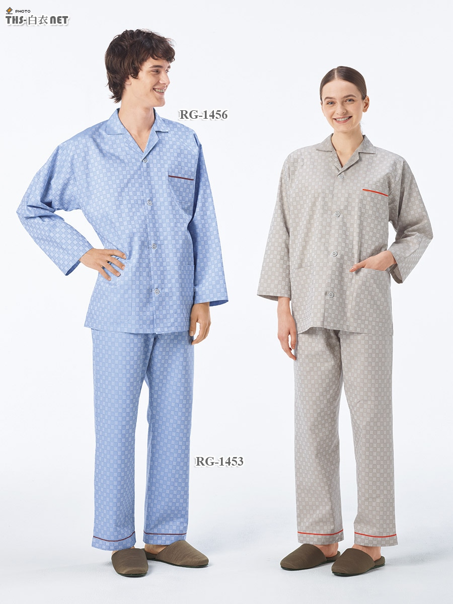 男女兼用患者衣パジャマ型上衣[ナガイレーベン製品] RG-1456｜THS-白衣