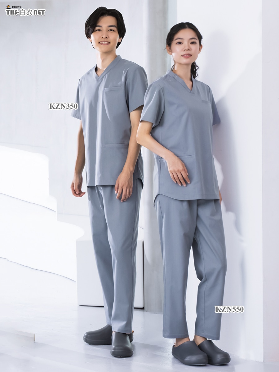 男女兼用テーパードスラックス[KAZEN製品] KZN550｜THS-白衣通販・販売