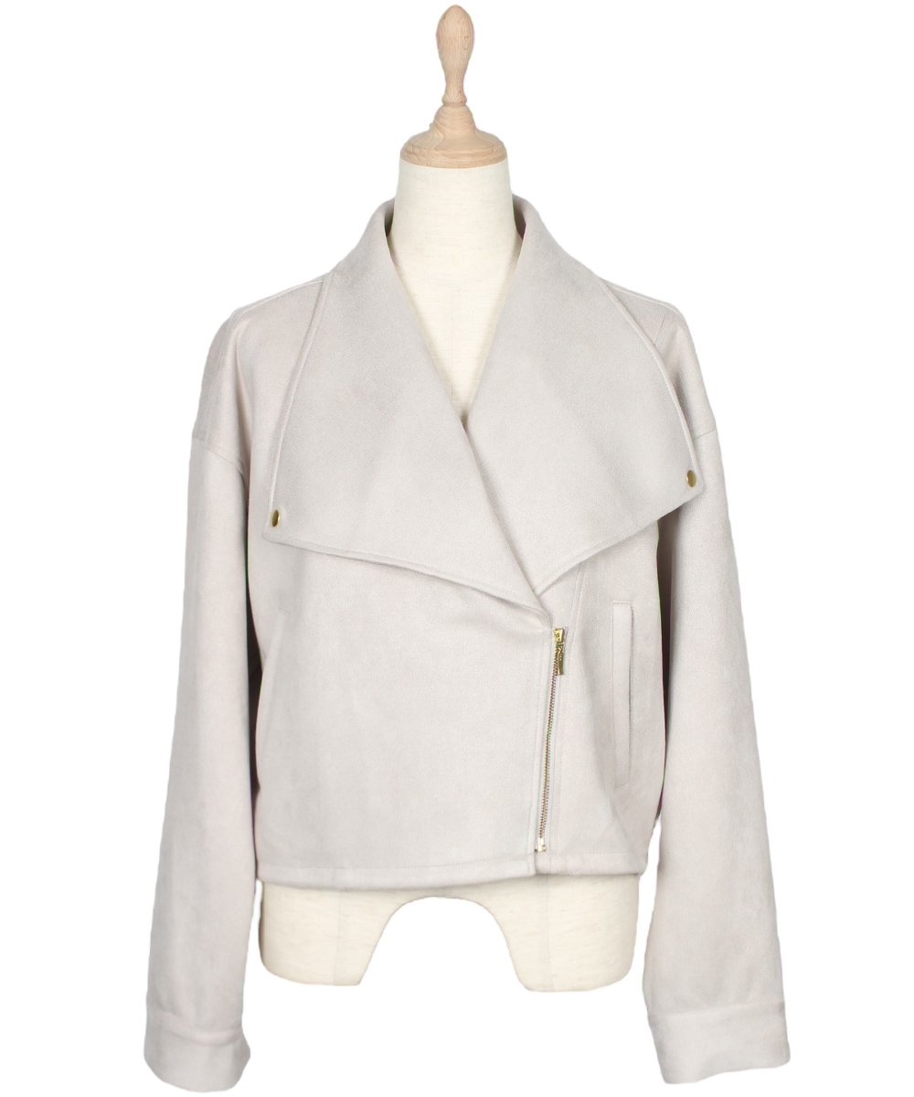 SALE】フェイクスエードライダースジャケット - 12Twelve Agenda