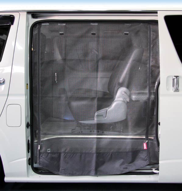 ハイエース 防虫ネット（虫除けネット） サイド1面 標準 / ミドルルーフ用