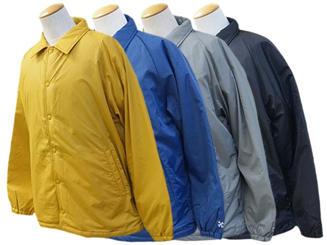全4色【BLUCO/ブルコ】2024AW「Nylon Coach Jacket”Boa Lining