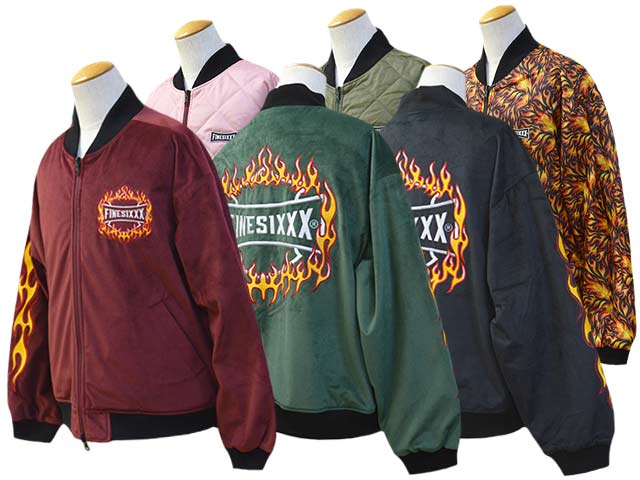 全3色【FINESIXXX/ファインシックス】2024AW「Fine Flames Reversible