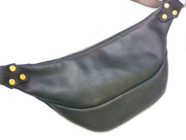 全3色【vasco/ヴァスコ】「Leather Waist Bag”Large”/レザーウエスト