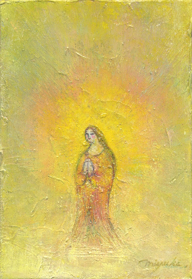 はせくらみゆき セイクリッドアート「マリア観音―光明」