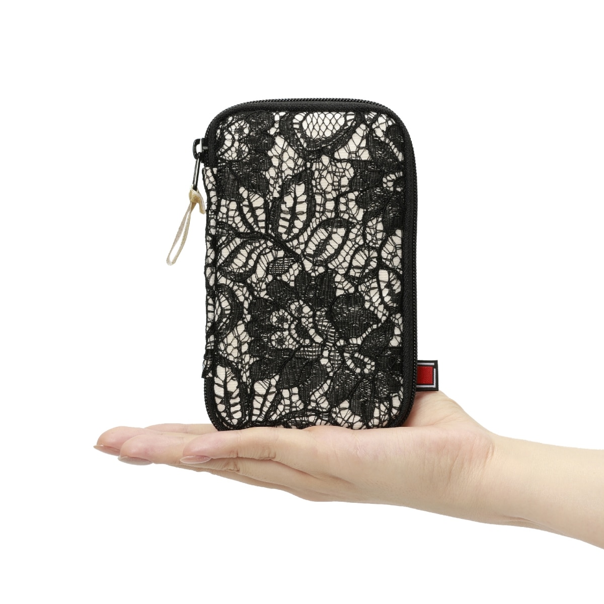 大きめサイズのジュエリーポーチ クラシック・モノトーン 2WP-CM736