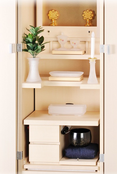 創価学会仏壇仏具【ポルテ（アイボリー）】赤澤朝陽