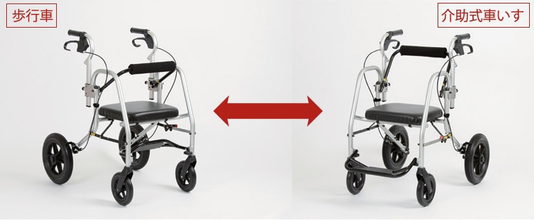 次世代歩行車 neo-NOPPO（ネオ ノッポ） シルバー ｜ シルバーカー