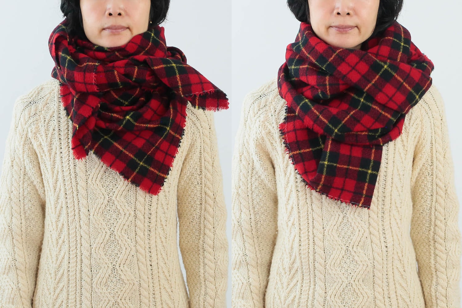 WOOL TARTAN CHECK BLANKET Wallace （オールドマンズテーラー／R&D.M