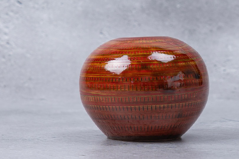 KOISHIWARA HOMES マルワ窯 花器（レッド）【S】 | メーカー,小石原焼