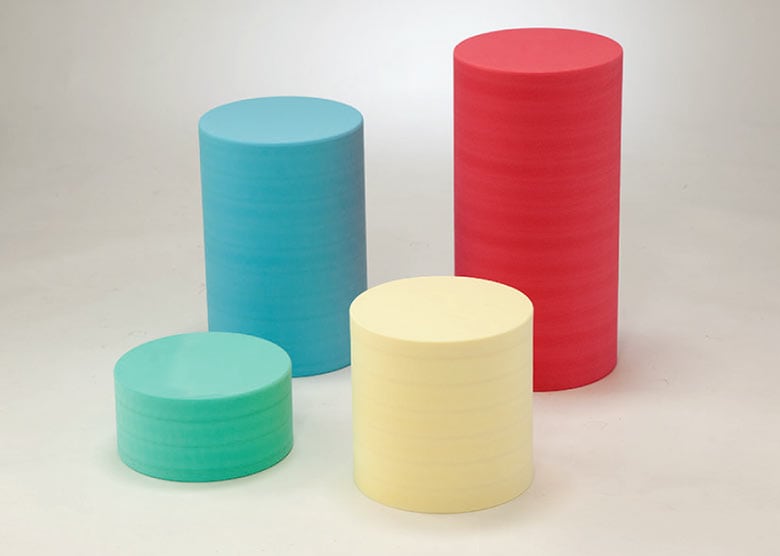 販売終了】カラーブロック 丸 4個組 FU【納期約10日・返品不可