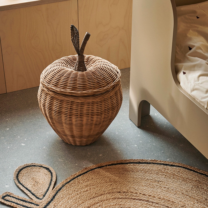 ferm LIVING Apple Braided Storage リンゴのカゴ Lサイズ おしゃれ