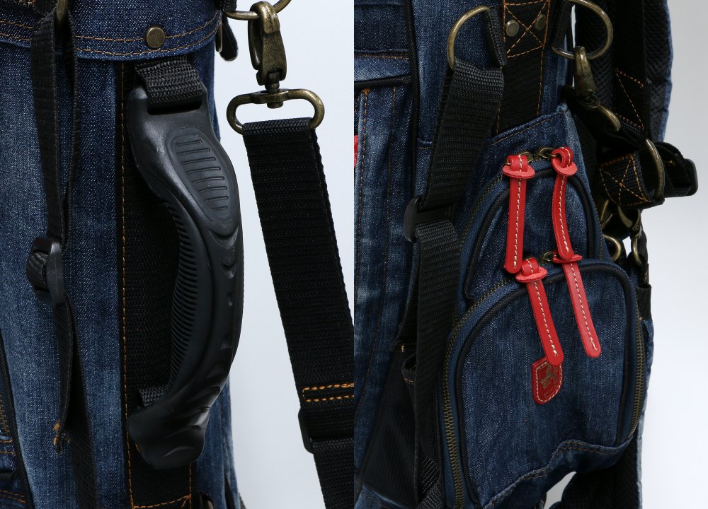 ウォッシュド加工ver.】デニム スタンドキャディバッグ Lahella golf