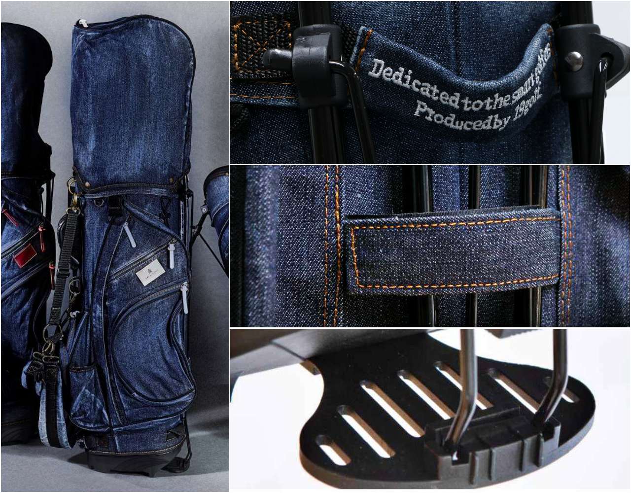 ウォッシュド加工ver.】デニム スタンドキャディバッグ Lahella golf