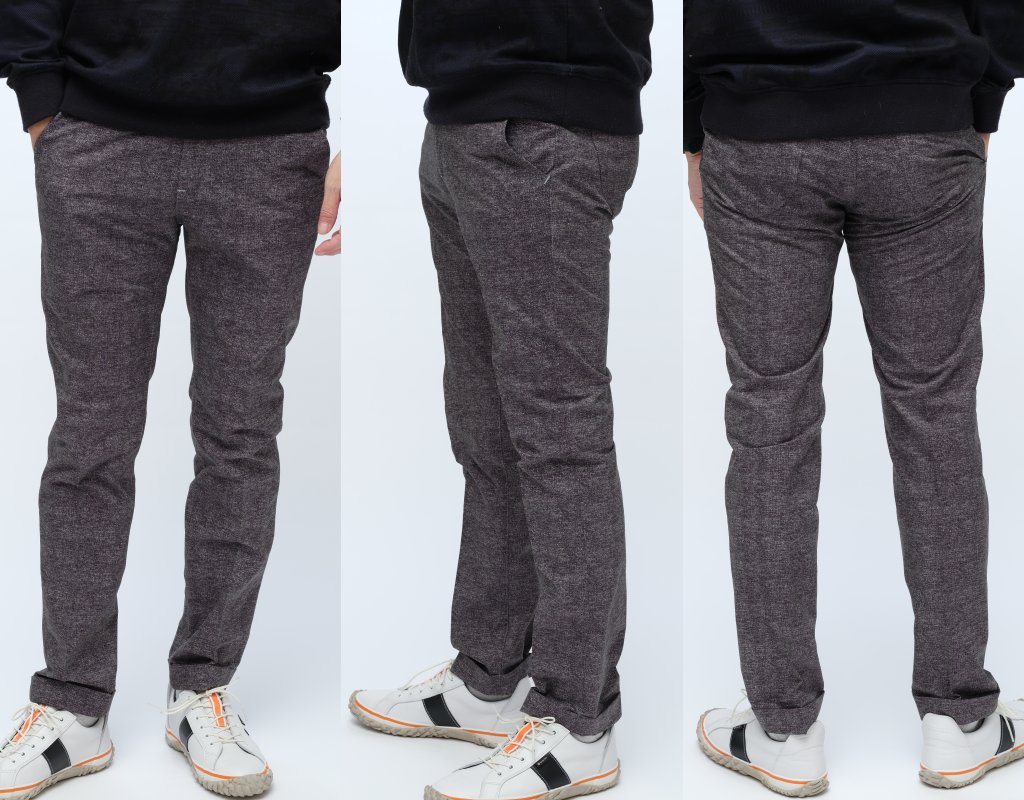 ONO(オノ)+8186 クールドッツ・ドビープリント テーパードパンツ