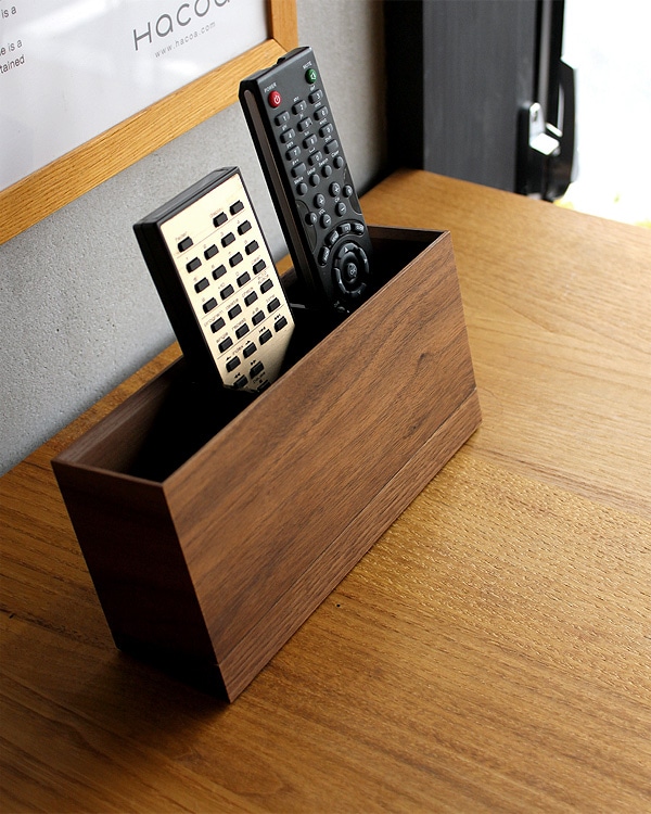 Remote control Stand」おしゃれな木製リモコンラック・ホルダー、収納