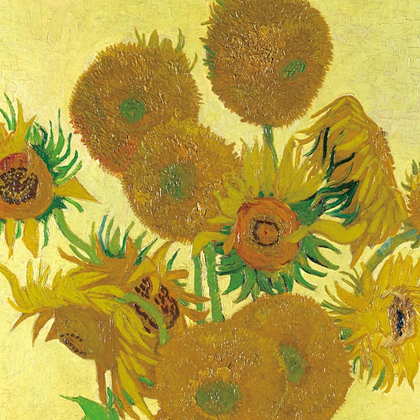 ゴッホ 「ひまわり」 6号 西洋絵画 立体複製名画 【5％ポイント還元中