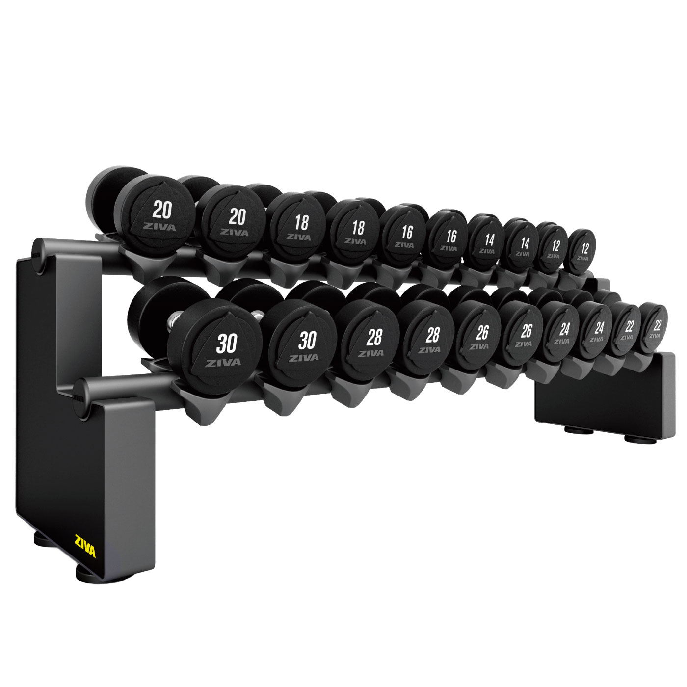 EX 10ペア ダンベルラック（20個収納）｜業務用ダンベルラック