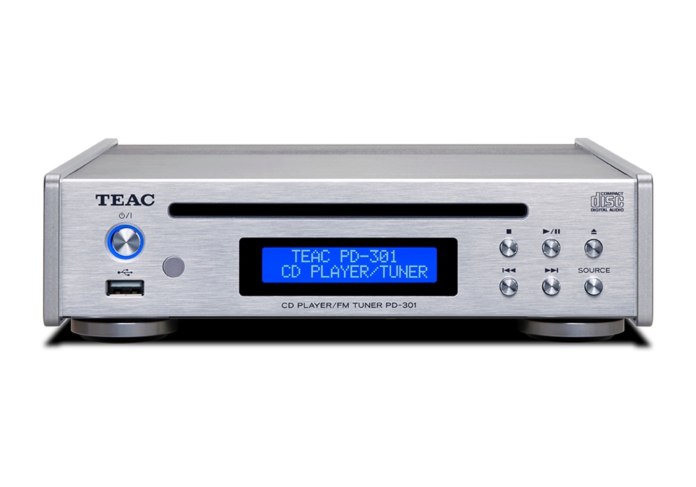 TEAC - PD-301-X/S/シルバー（ワイドFMチューナー搭載CDプレーヤー