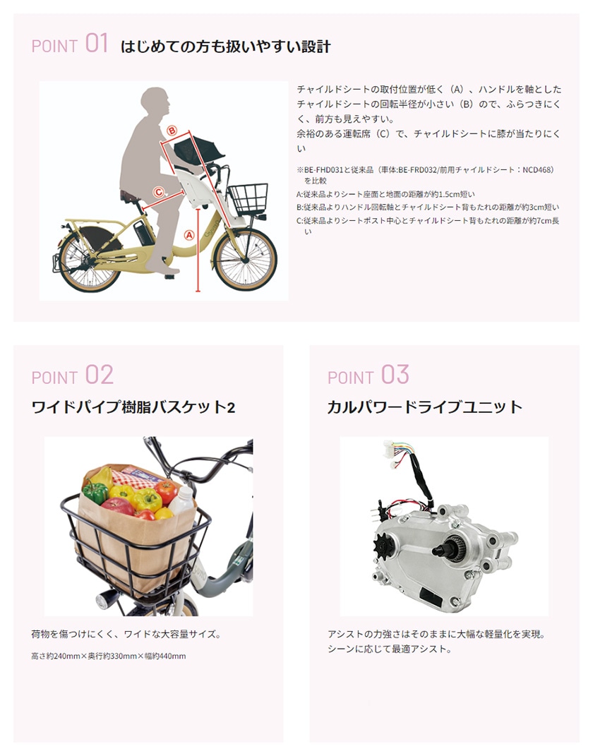 Panasonic パナソニック 電動自転車 ギュット・クルームF・DX 20インチ