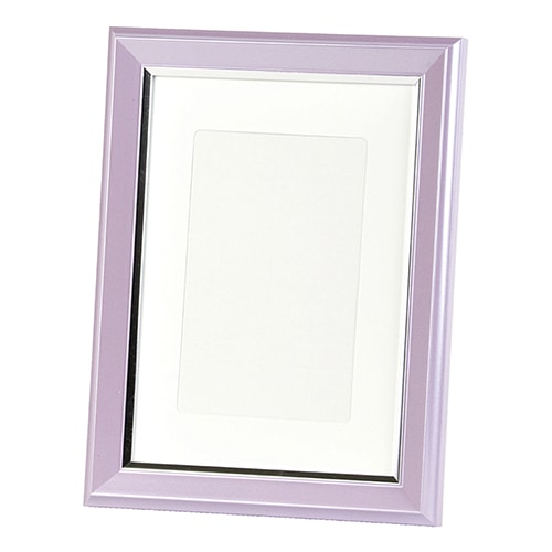 即配】 2Lサイズ ラベンダー PS-JIR-2L-LVD カラー遺影額縁 ケンコー