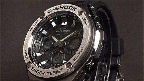 カシオGショック Gスチール ソーラー電波腕時計 CASIO G-SHOCK G