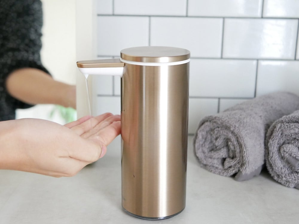 simplehuman】 センサーポンプ ローズゴールド｜バス・洗面用品