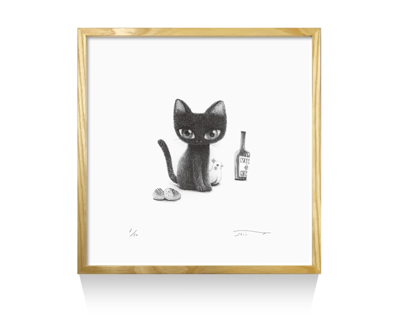 たなかしん リトグラフ版画「Knight」【限定50枚】｜求龍堂