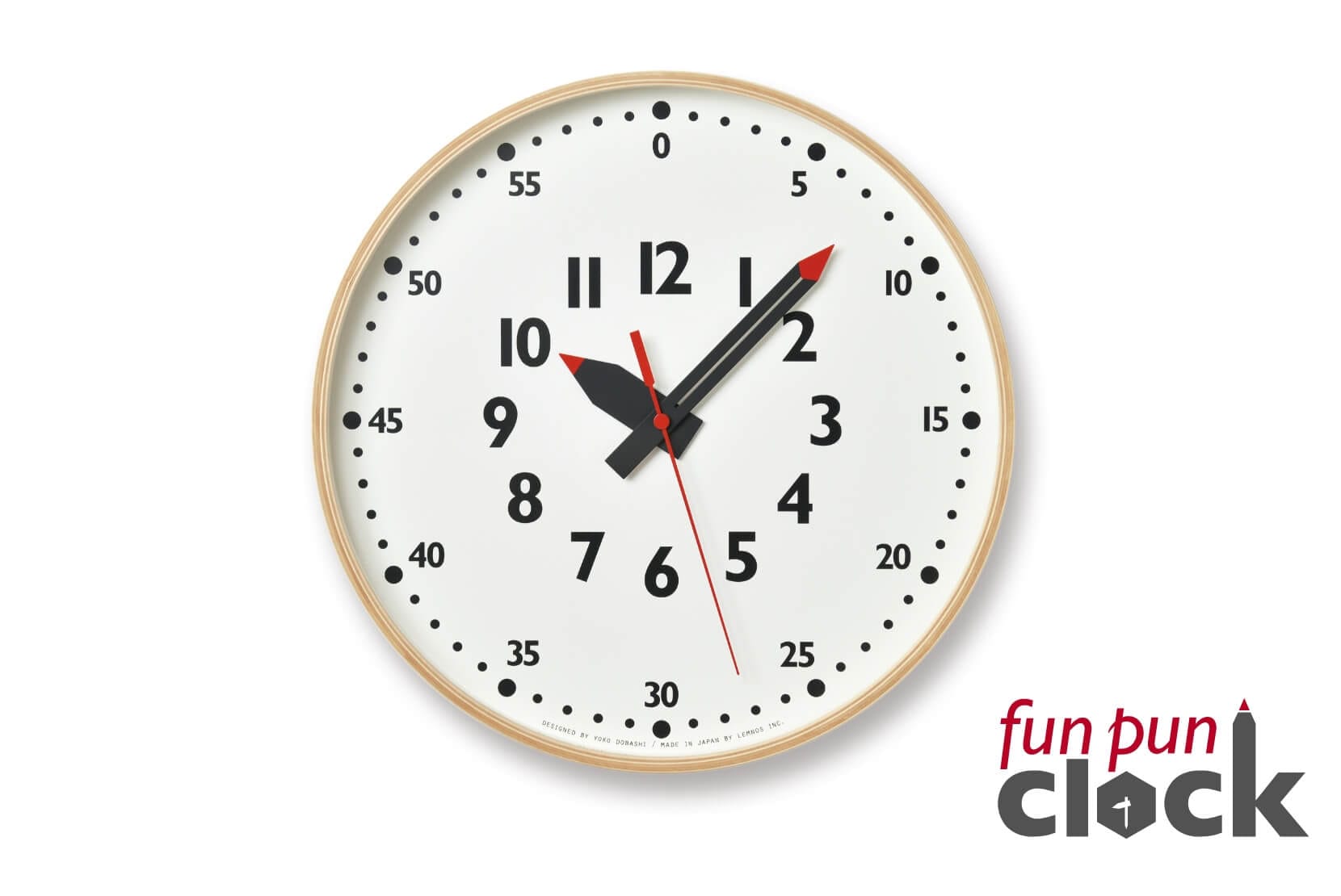 Pick up - fun pun clock | レムノス オンラインストア 【公式】| Lemnos