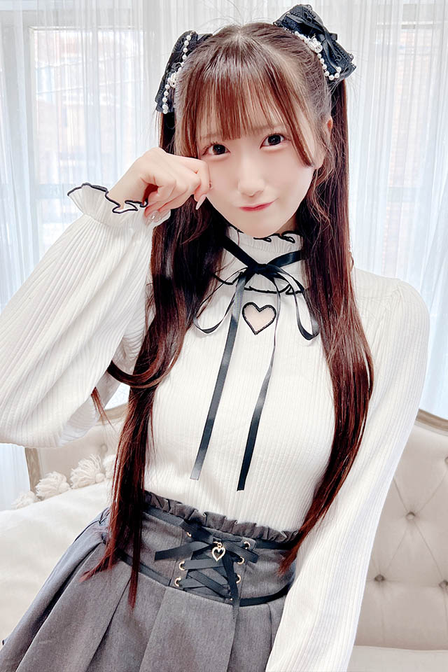 MA*RS】ワントーンハートくり抜きテレコトップス - BLK/BLK size-F