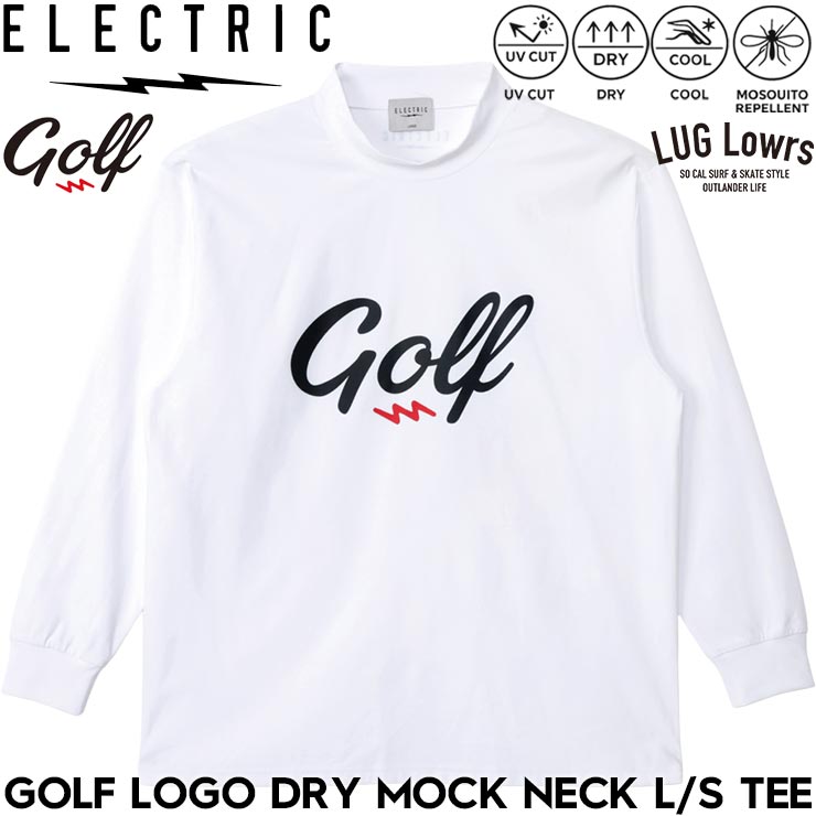ELECTRIC GOLF エレクトリック ゴルフ GOLF LOGO DRY MOCK NECK L/S