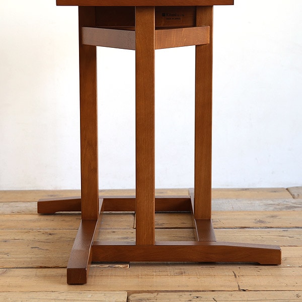 kitani(キタニ) ダイニングテーブル 低め ウォールナット/オーク無垢材