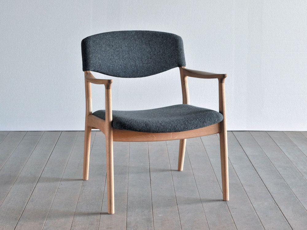 ノース ラウンジチェア/椅子/イージーチェア ウォールナット オーク