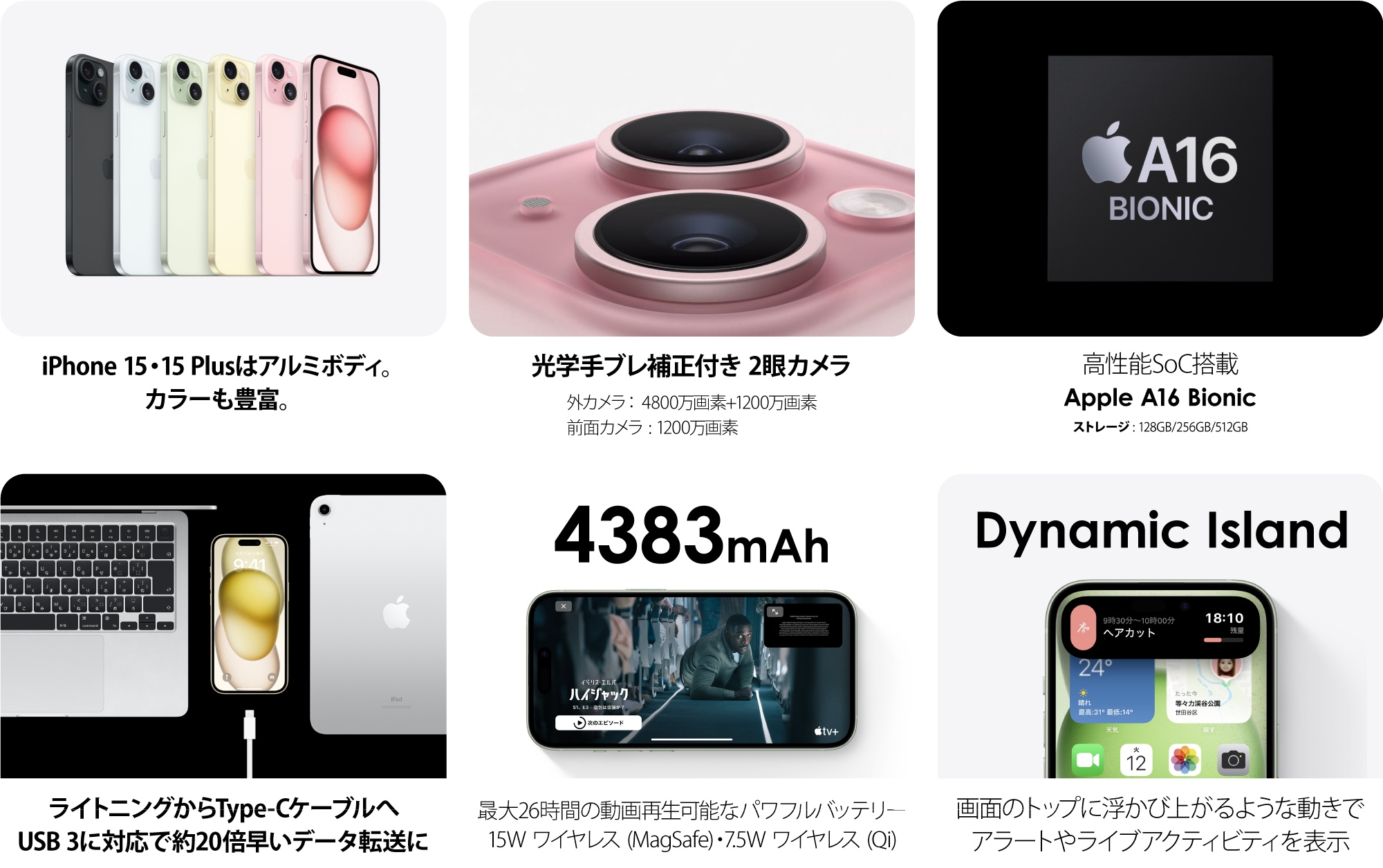 iPhone 15 Plus 香港版 A3096 の販売、購入